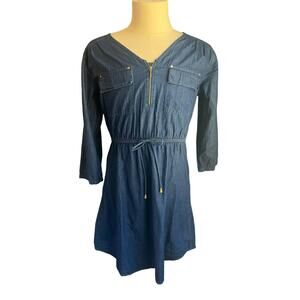 LADIES DENIM DRESS SZ L